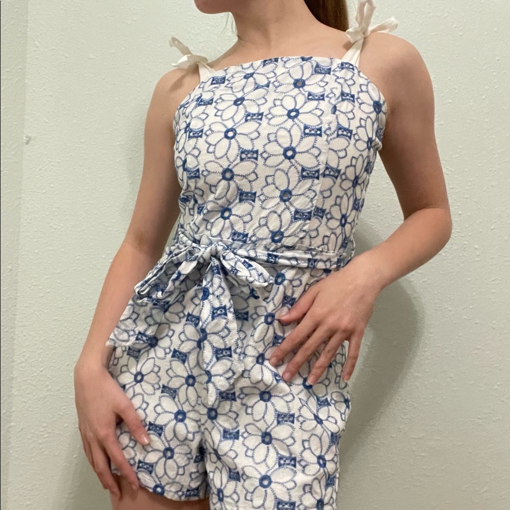 miami floral romper